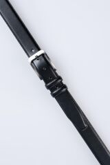 DERİNSS DEK9001 Hakiki Deri Erkek Siyah Klasik Kemer