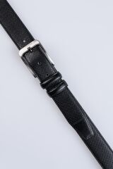 DERİNSS DEK9057 Hakiki Deri Erkek Siyah Klasik Kemer