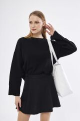 DERİNSS DKB179 Hakiki Deri Beyaz Kadın El ve Omuz Çantası