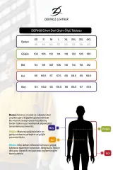 DERİNSS DER198 Hakiki Deri Erkek Taba Mont