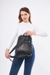 DERİNSS DKB111 Hakiki Deri Kadın Sırt ve Omuz Çantası