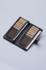 DERİNSS DRC7533 Hakiki Deri Patlı Siyah Cüzdan & Telefonluk