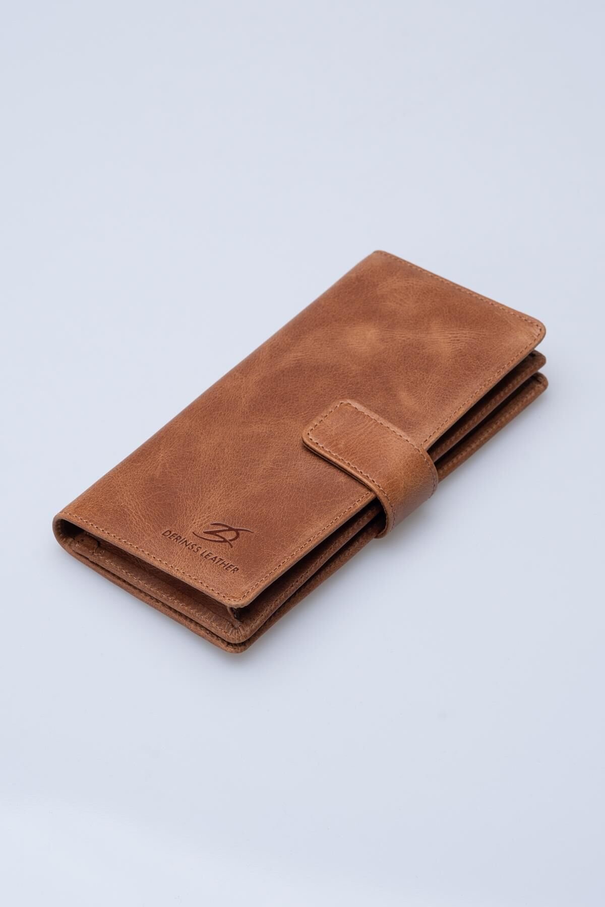 DERİNSS DRC7533 Hakiki Deri Patlı Taba Cüzdan & Telefonluk