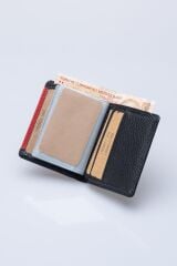 DERİNSS DRC7098 Hakiki Deri Erkek Siyah Mini Cüzdan & Kartlık