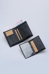 DERİNSS DRC7011 Hakiki Deri Erkek Siyah Cüzdan