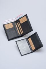 DERİNSS DRC7023 Hakiki Deri Erkek Siyah Cüzdan