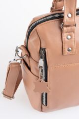 DERİNSS DKB0049 Hakiki Deri Pudra Kadın El ve Omuz Çantası