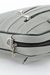 DERİNSS DUB3022 Hakiki Deri Gri Laptop ve Evrak Çantası