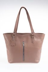 DERİNSS DKB579 Hakiki Deri Kahverengi Kadın El ve Omuz Çantası