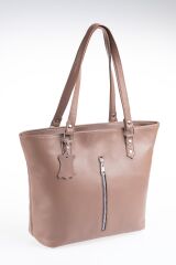 DERİNSS DKB579 Hakiki Deri Kahverengi Kadın El ve Omuz Çantası