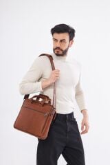 DERİNSS DUB3088 Hakiki Deri Taba Laptop ve Evrak Çantası