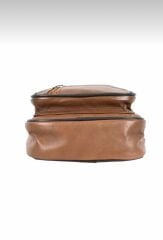 DERİNSS Hakiki Deri Taba Erkek Çapraz Bel Çantası