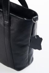 DERİNSS DKB563 Hakiki Deri Siyah Kadın El ve Omuz Çantası