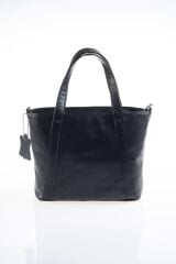 DERİNSS DKB563 Hakiki Deri Siyah Kadın El ve Omuz Çantası